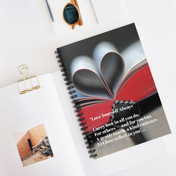 Love Yourself Always Spiral Notebook - Perfect for Self-Care & Inspiration
