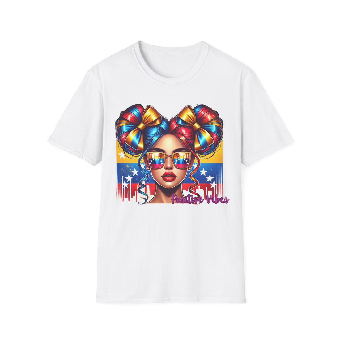 Blue Motivational Women's T-Shirt - Fourth of July Celebration Tee