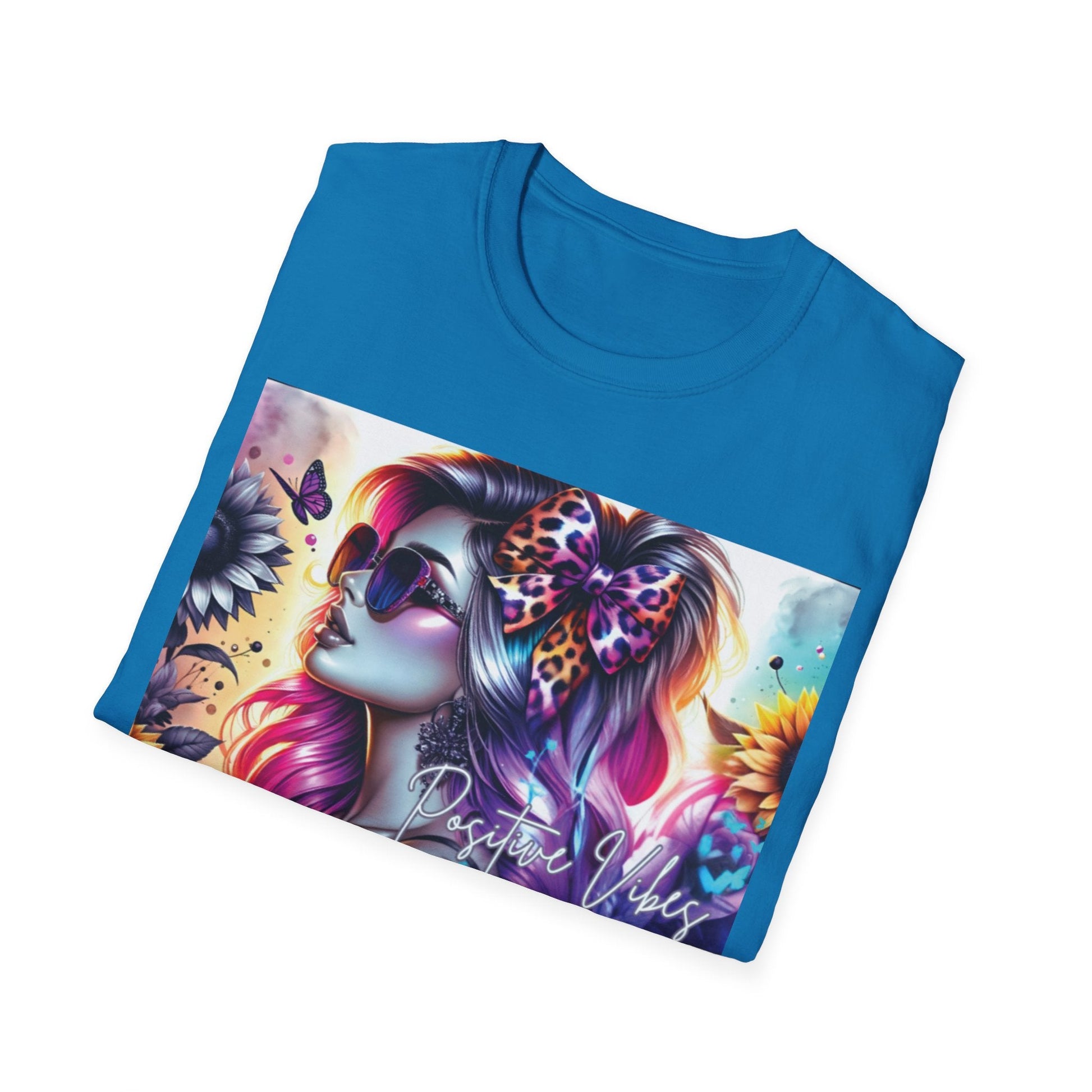Women's Motivational Pink & Purple T-Shirt Printify