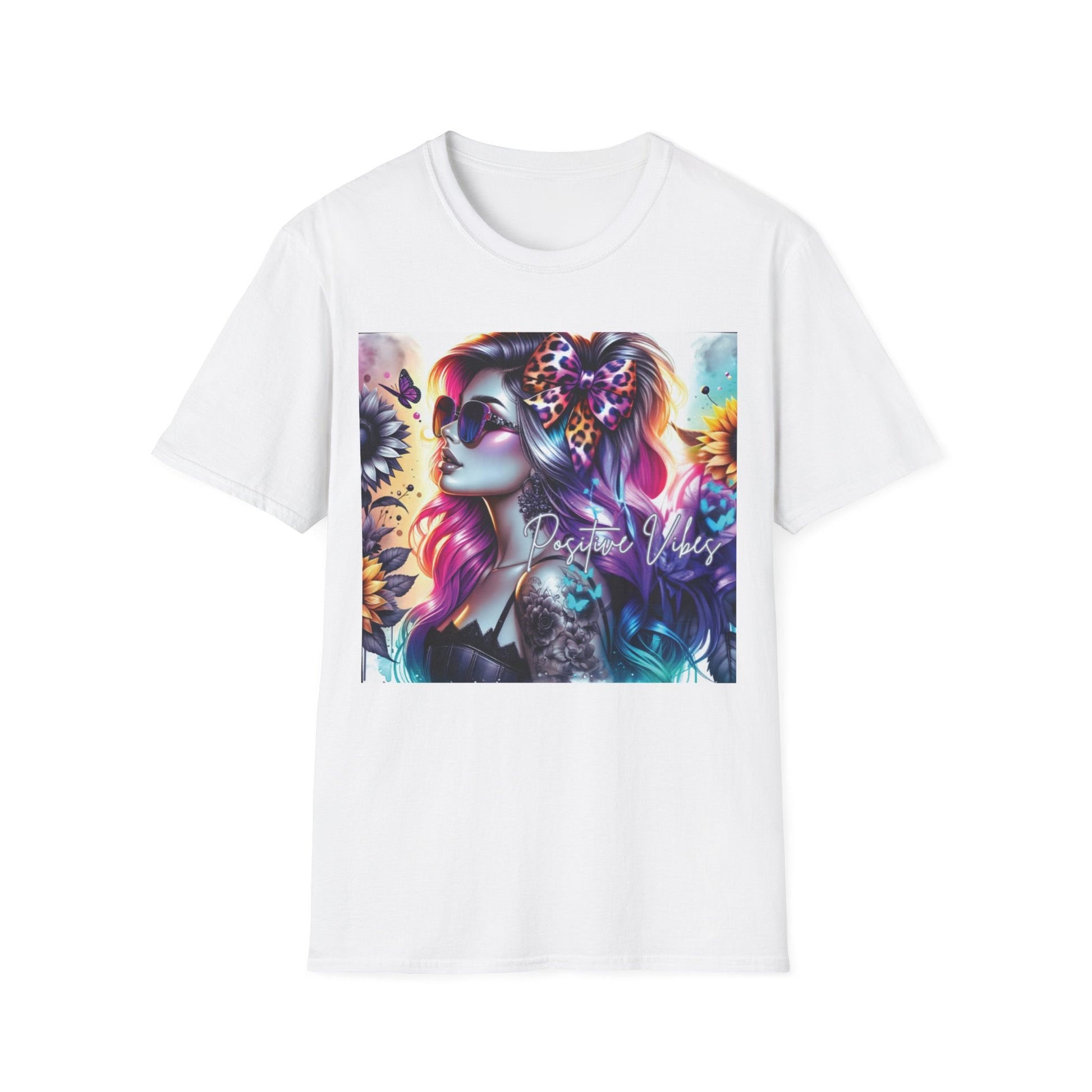 Women's Motivational Pink & Purple T-Shirt Printify