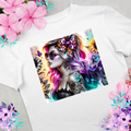 Women's Motivational Pink & Purple T-Shirt Printify