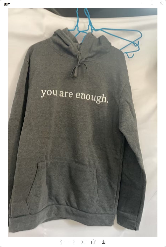 Oversized Text Hoodie Carolinap007