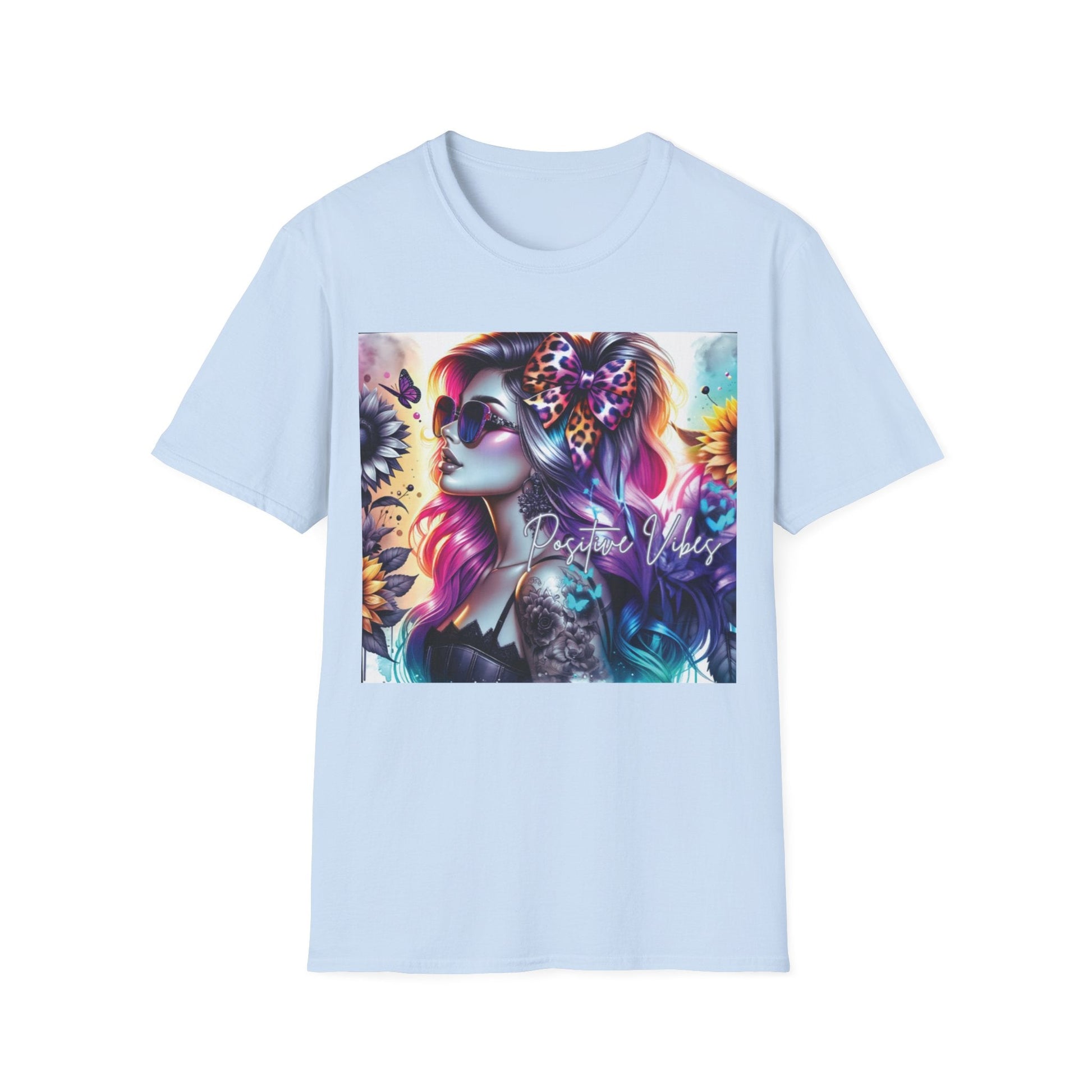 Women's Motivational Pink & Purple T-Shirt Printify