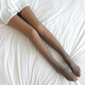 Fake Translucent Plus Size Leggings Fleece Lined Tights (Thermal Winter Tights) Shop DEAL Besties