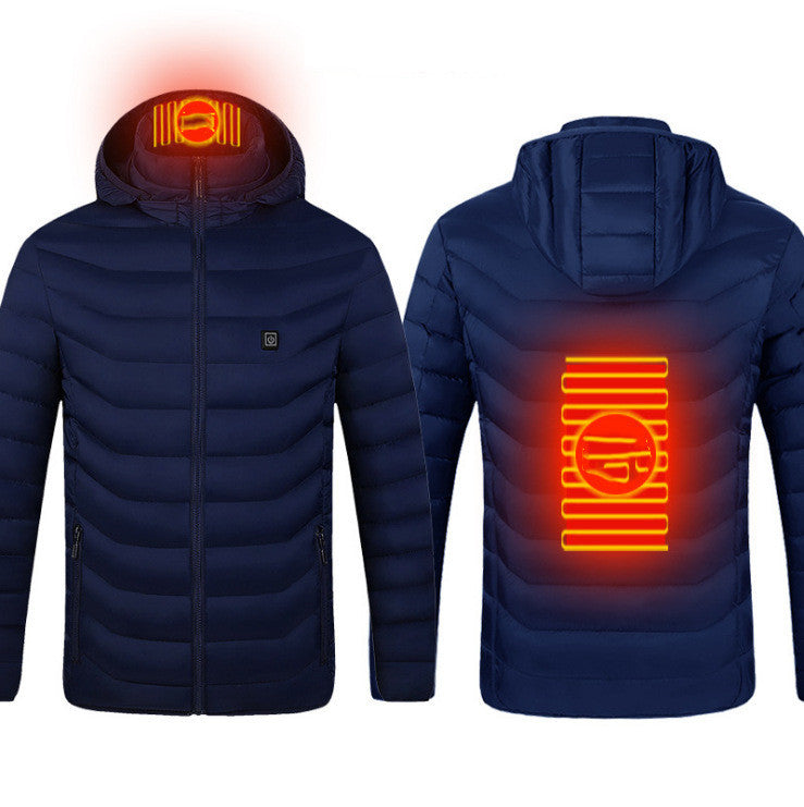 New Heated Jacket Coat USB Electric Jacket Cotton Coat Heater Thermal Clothing Heating Shop DEAL Besties