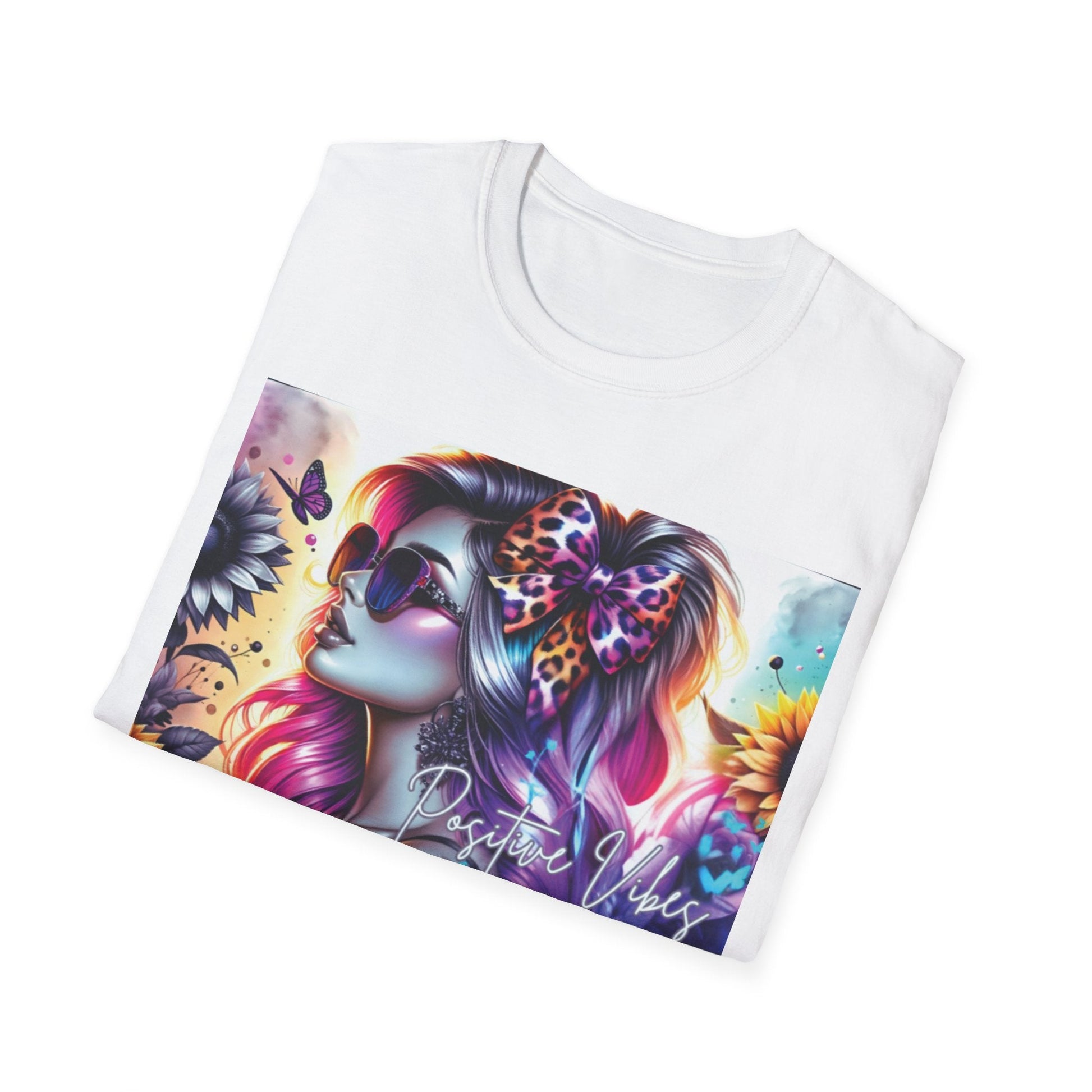 Women's Motivational Pink & Purple T-Shirt Printify