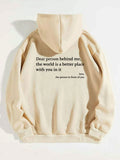 Oversized Text Hoodie Carolinap007