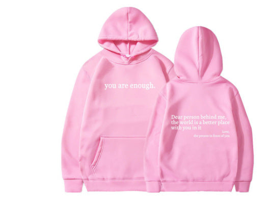 Oversized Text Hoodie Carolinap007