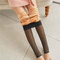 Fake Translucent Plus Size Leggings Fleece Lined Tights (Thermal Winter Tights) Shop DEAL Besties